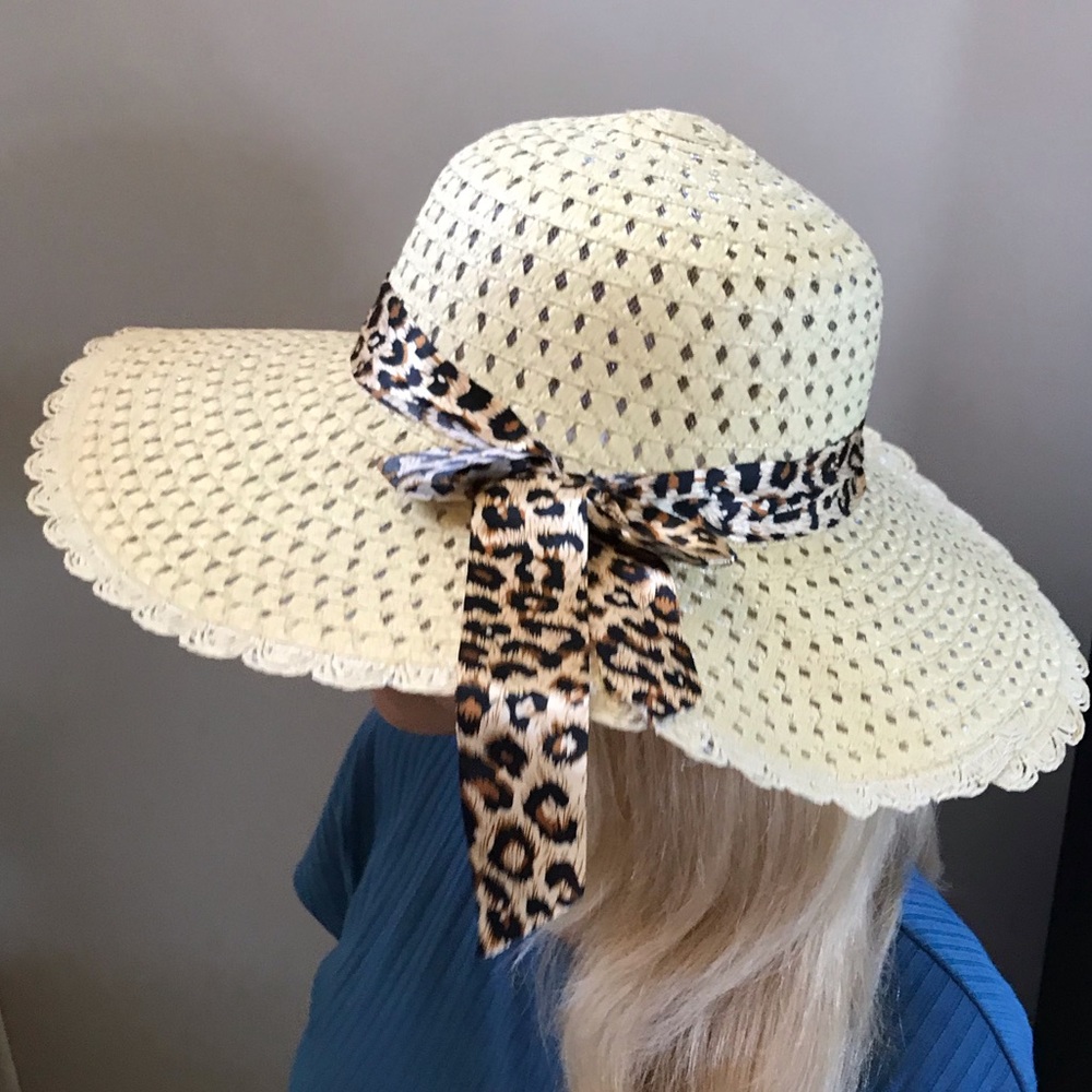 Leopard Rim hat - Picture 3 of 7